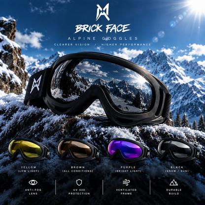 Brick Face - Alpine Goggles