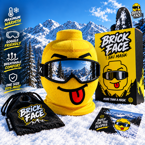 Brick Face - Ski Mask