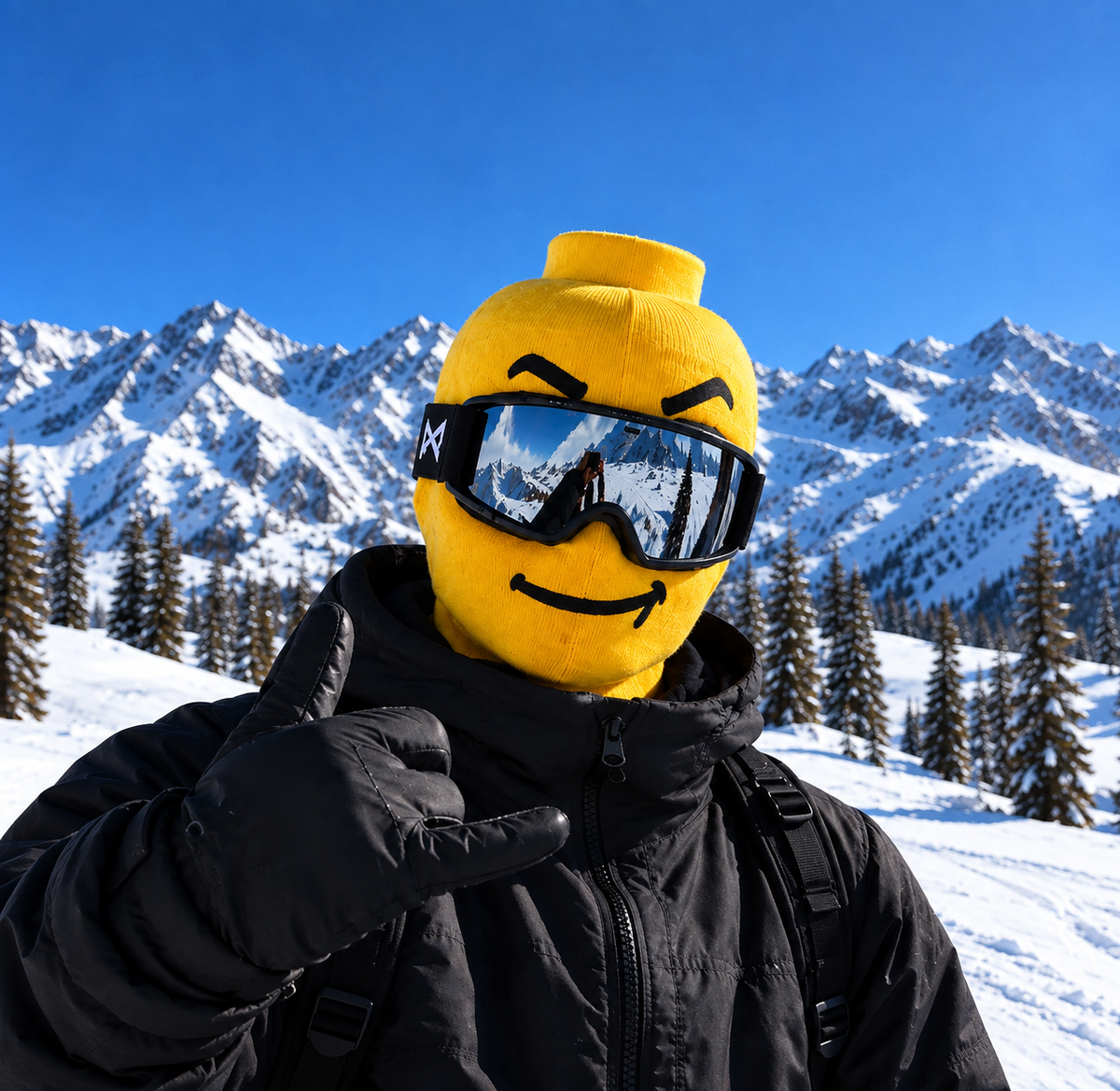 Brick Face - Ski Mask